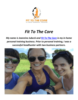 Fit To The Core : Personal Trainer in Malvern, PA