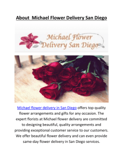 Flower Delivery San Diego CA : Call @ 619-324-5940