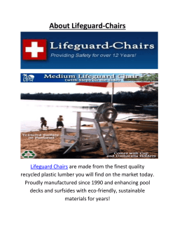 Buy Snoozer Lifeguard-Chairs : Call Us 1-888-942-6626