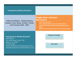 Pellet Fuel Market - Global Industry Analysis Growth 2024