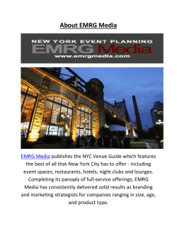 EMRG Media : Event Planning Companies In NYC