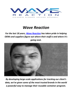 Wave Reaction : SKU Analysis