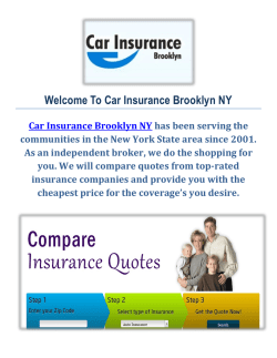 Auto Car Insurance in Brooklyn