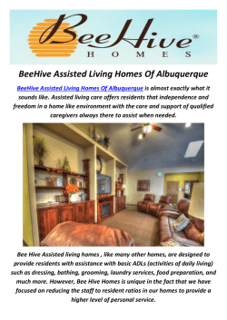 BeeHive Assisted Living Homes in Albuquerque, NM