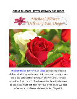 Buy Online Flowers By Michael Flower Delivery San Diego CA
