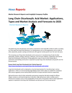 Long Chain Dicarboxylic Acid Market Applications, Types and Market Analysis and Forecasts to 2025