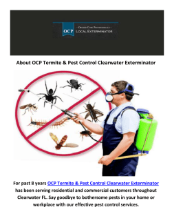 OCP Termite & Pest Control in Clearwater, FL
