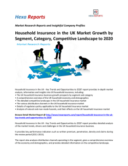 Household Insurance in the UK Market Growth by Segment, Category, Competitive Landscape to 2020
