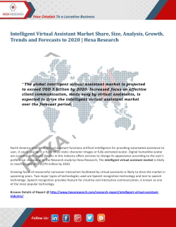 Intelligent Virtual Assistant Market Trends and Analysis, 2020