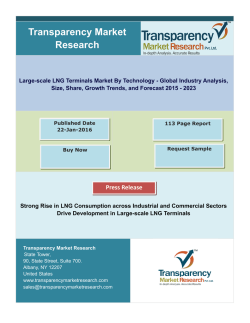 Large-scale LNG Terminals Market  - Global Industry Analysis 2015 – 2023