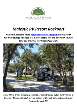 Best Majestic RV Resort in Rockport, TX