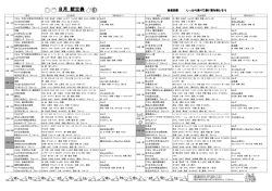 8月 献立表