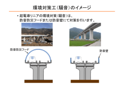 環境対策工（騒音）のイメージ