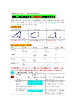 電験三種に登場する三角関数の全貌をさぐる - 電験三種（3種）e