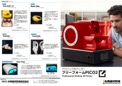 アシガ3Dプリンター pico2