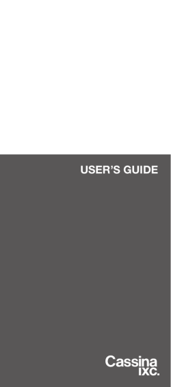 USER`S GUIDE ダウンロード