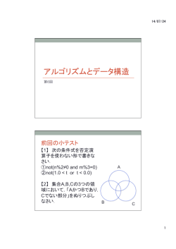 アルゴリズムとデータ構造