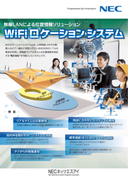 無線LANによる位置情報ソリューション