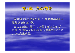 第7章 光の放射