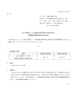2018年満期ユーロ円建転換社債型新株予約権付社債の転換