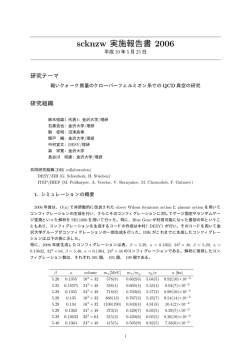 scknzw 実施報告書 2006