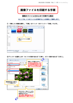 画像ファイルを印刷する手順