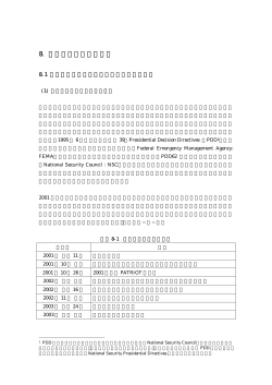 8. 国土安全保障省の動き