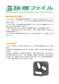 乳牛のサルモネラ症 どんな症状か？