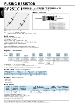 FUSING RESISTOR RF25  C