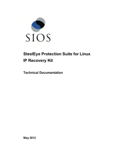 IP Recovery Kit - SIOS テクニカルドキュメンテーション