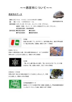 &sim;&sim;西宮市について&sim;&sim;