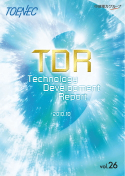 TDレポート Vol.26（2010.10）