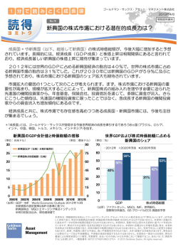 新興国の株式市場における潜在的成長力は？