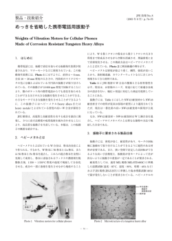 めっきを省略した携帯電話用振動子