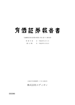 2013年03月31日 平成25年3月期 有価証券報告書