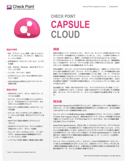 Check Point Capsule Cloud