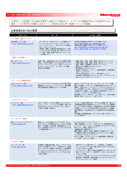 丸紅株式会社金融・物流・情報・新機能部門グループのご紹介