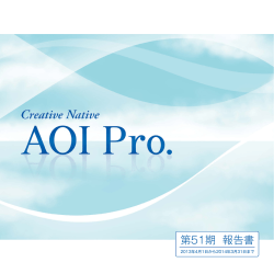 報告書 - AOI Pro. Inc.