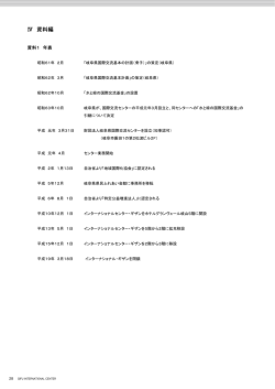 Page 1 1 年   昭和61年 2月 「岐阜県国際交流基本の計画（骨子）」の