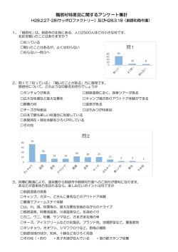 アンケート調査結果