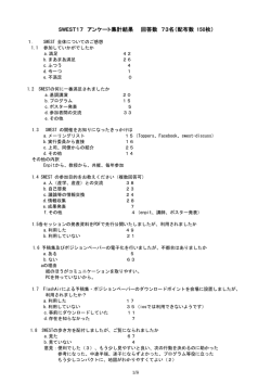 SWEST17 アンケート集計結果 - SWEST 組込みシステム技術に関する