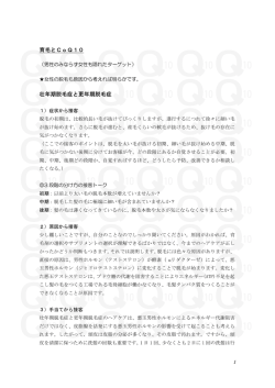 育毛とCoQ10 壮年期脱毛症と更年期脱毛症