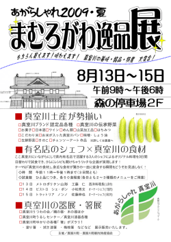 2009夏逸品展チラシ
