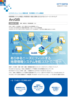 ArcGIS - NTTデータCCS