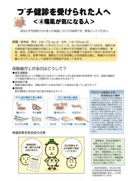 痛風が気になる人