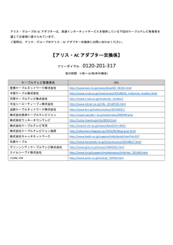 アリス・AC アダプター交換係