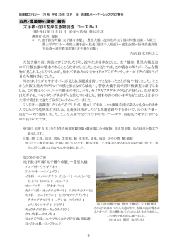 2013年11月10日地球館パートナーシップクラブ報告(PDF形式)