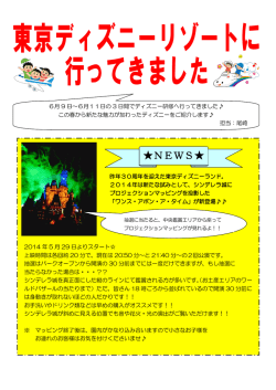 東京ディズニーリゾートに行ってきました！