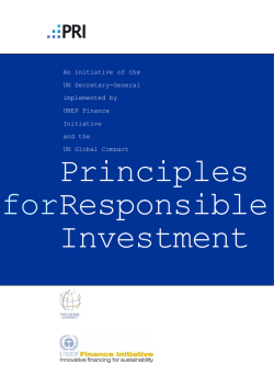 An initiative of the UN Secretary