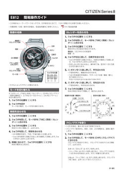 E812 簡易操作ガイド